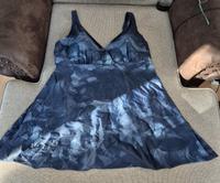 Badekleid, Größe 58/60, Ulla Popken, grau/blau/schwarz Niedersachsen - Verden Vorschau