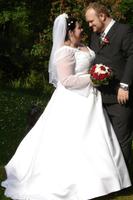 Brautkleid weiß Größe 48 Hochzeitskleid Lohrengel Hessen - Siegbach Vorschau