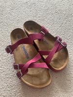 Neu Birkenstock Nubuk Soft Echtleder Franca Leder Sandale pink Brandenburg - Templin Vorschau