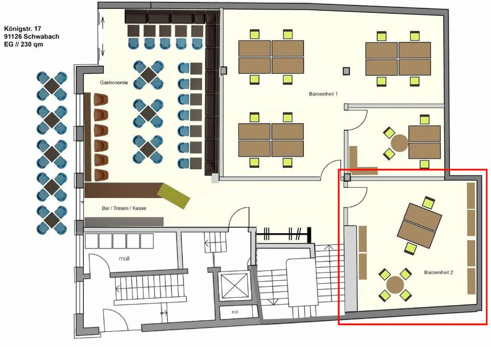 Büro Innenstadt // Fußgängerzone // Schwabach in Schwabach