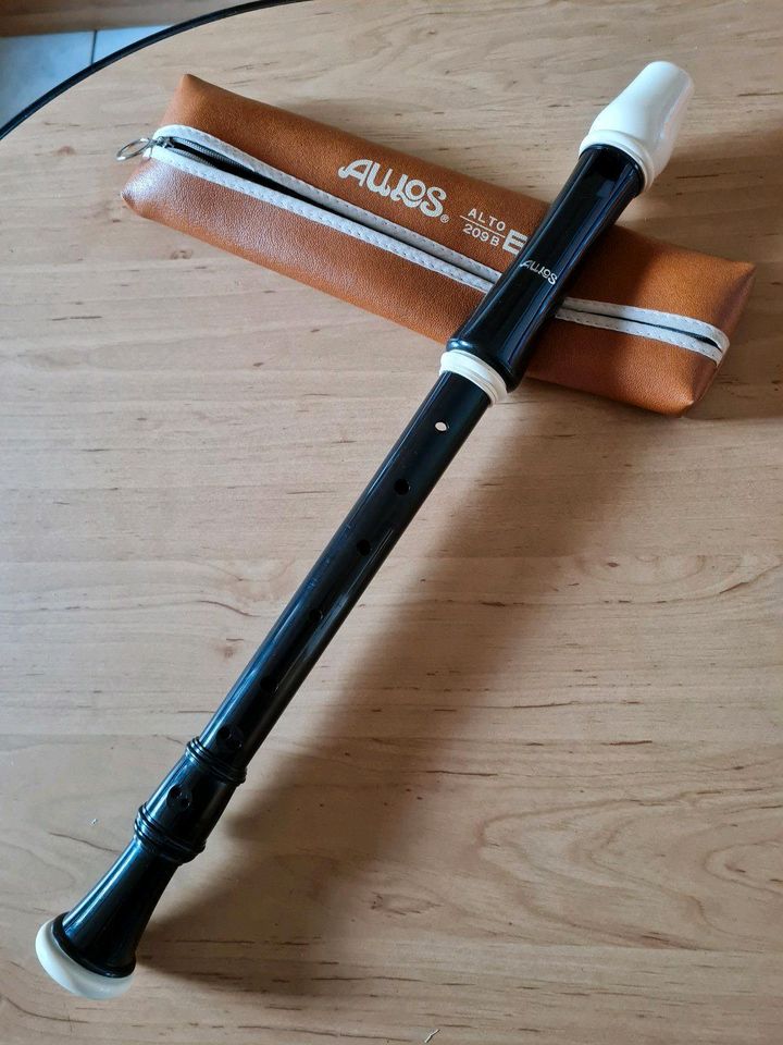 Aulos Alto 209 B Altflöte,schwarz,Etui,TOP !!! in Neuwied