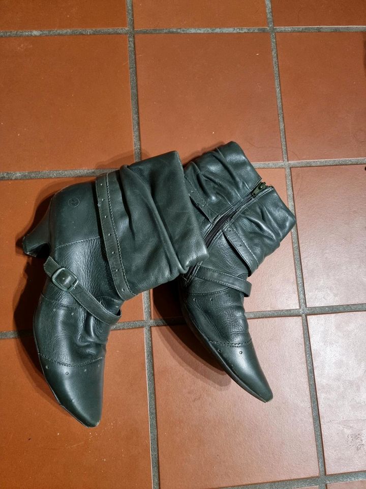 Stiefelette Leder Grün 41 Bronx in Kalletal