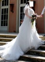 Brautkleid / Hochzeitskleid mit passendem Schleier, Größe 48 / 50 Nordrhein-Westfalen - Titz Vorschau