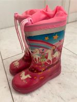 Hübsche Mädchen Gummistiefel mit Einhornmotiv Gr. 24 (wie neu) Bayern - Pettstadt Vorschau