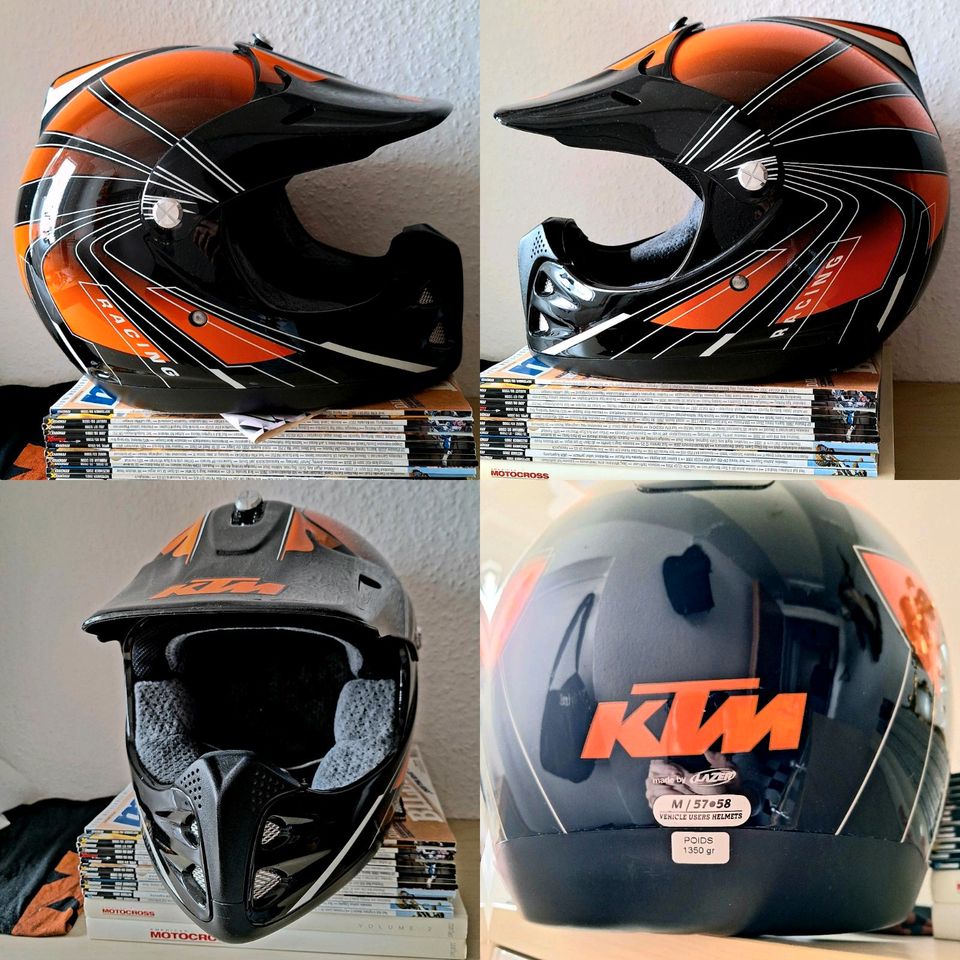 KTM MX Helm Grösse M ungetragen mit Etikett in Düsseldorf