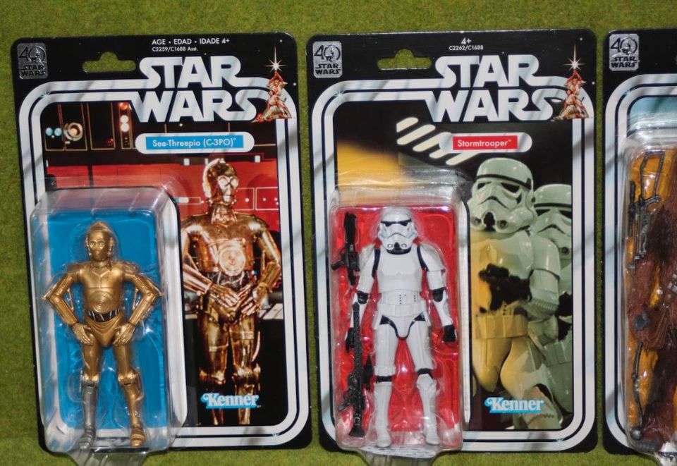 Star Wars Black Series 40 Anniversary Hasbro Wave Set Case Figur in Düsseldorf