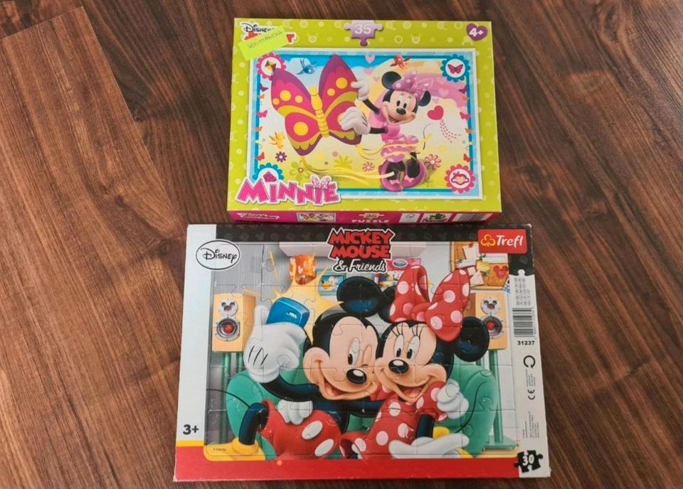 2 Puzzle minnie Mouse Mickey Mouse in Sprockhövel