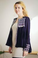 Bluse Cardigan blau mit Münzen // vintage boho zara odd molly Bayern - Landshut Vorschau