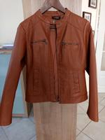 Lederjacke braun Kunstleder gr 36 Jacke Bayern - Langweid am Lech Vorschau