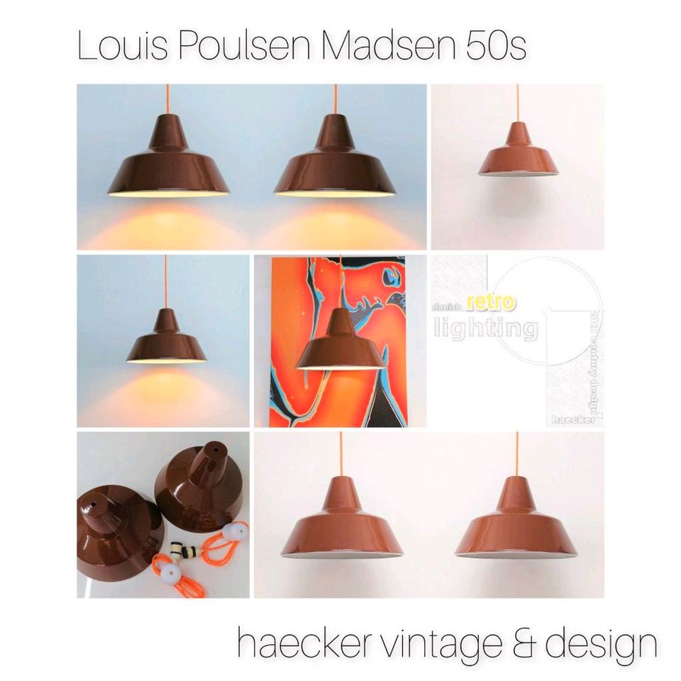 Louis Poulsen PH4 zu dansih design eams vitra retro teak  70er in Flensburg