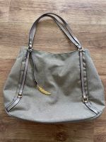 Tasche Gold brauen Damen blau umhänge elegant modisch Feder Gold Bayern - Augsburg Vorschau