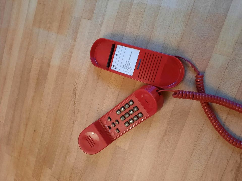 Siemens miniset 310 Telefon Rot | Retro Vintage in München