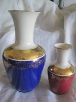 Vase,Blumenvase, alte Vase rot/gold und blau/gold BAVARIA Bayern - Münchberg Vorschau