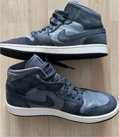 ☀️ Air Jordan 1 Mid / Nike   - grau - Gr. 44,5 ☀️ sehr gut Bayern - Türkheim Vorschau