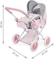 COLORBABY - 3 in 1 Puppenwagen, Buggy und Korb mit Griffen Lovel Niedersachsen - Papenburg Vorschau