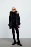 Zara Jacke Wasserabweisender Parka Winterjacke Gr. L mit Kapuze Bayern - Geisenfeld Vorschau