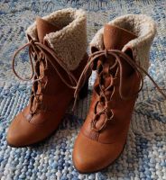 EL NATURALISTA Stiefeletten Stiefel Wolle Leder cognac 42 NEU Baden-Württemberg - Überlingen Vorschau