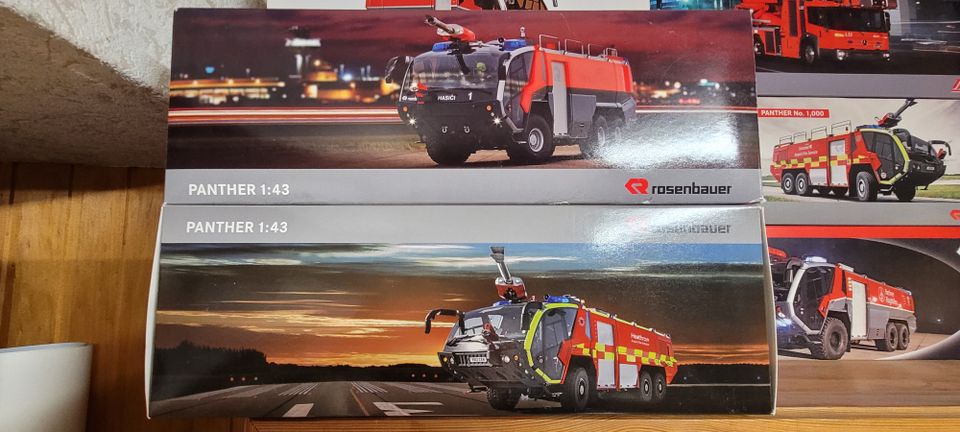 Wiking 1:43 ~ 3x Flugfeldfeuerwehr FLF Panther 6x6 #NEU# in Krefeld