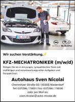 Kfz-Mechatroniker (m/w/d) zur Verstärkung unseres Teams gesucht! Sachsen - Stollberg Vorschau