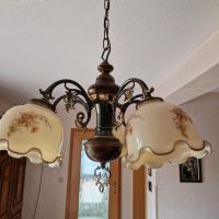 Tolle Lampe mit Kirschholz + Ersatz Glas Saarland - Eppelborn Vorschau