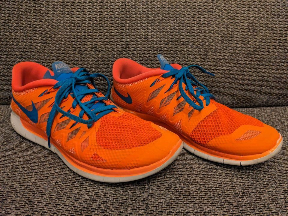 Nike Free 5.0 Orange Sneaker/Schuhe [Größe 45] in Mainz