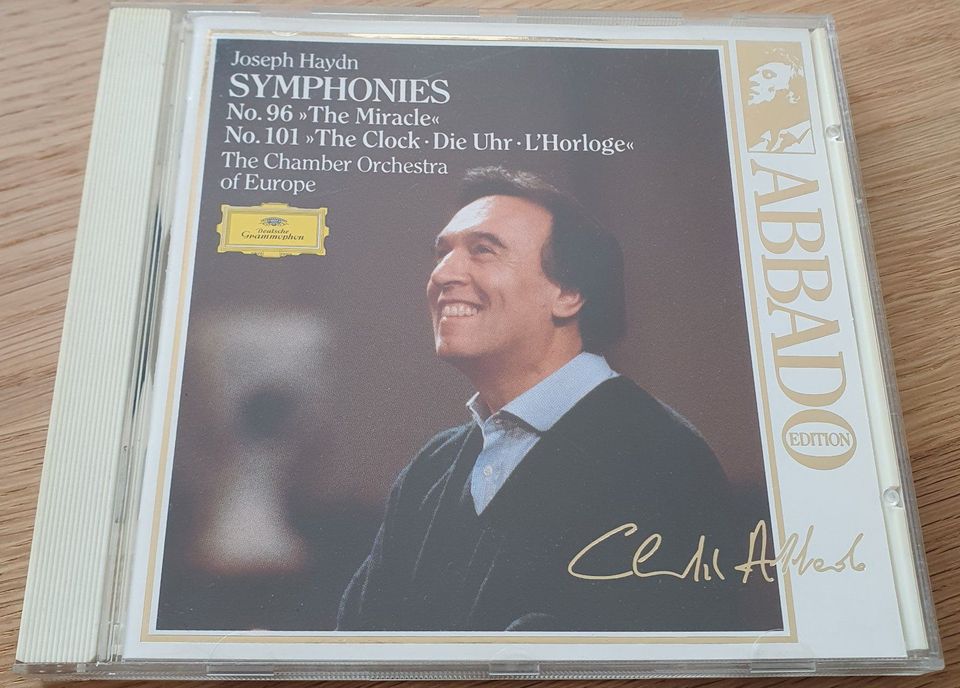 CD Joseph Haydn - Symphonies/Symphonien 96, 101 - Claudio Abbado in Kochel am See