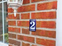 Nostalgische Hausnummern blaue Emaille Vintage Zahlen Ziffern NEU Nordrhein-Westfalen - Düren Vorschau