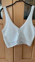 Strick Top shirt Weiss Gr. M Schleswig-Holstein - Raisdorf Vorschau
