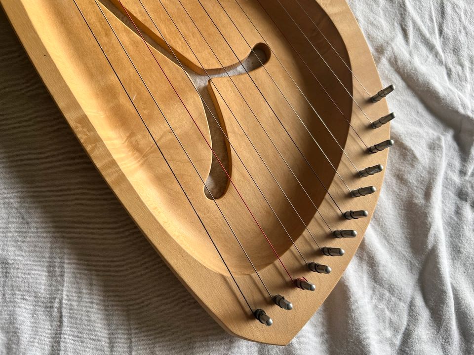Holz-Leier/Harfe: Auris Diatonic Lyre 12 Stringed in Hof (Saale)