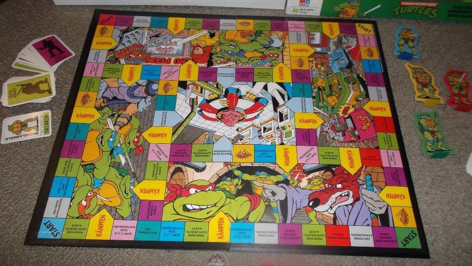 Teenage Mutant Hero Turtles-Wer stoppt Schredder? MB Spiele 1990 in Lüdersfeld