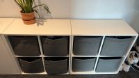 2 x Ikea Eket Regale mit 4 Stoff Kisten grau Berlin - Neukölln Vorschau