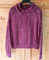 FB Sister: süßes Hoodie-Shirt m. Spitze, bordeaux, Gr. M Nordrhein-Westfalen - Jülich Vorschau