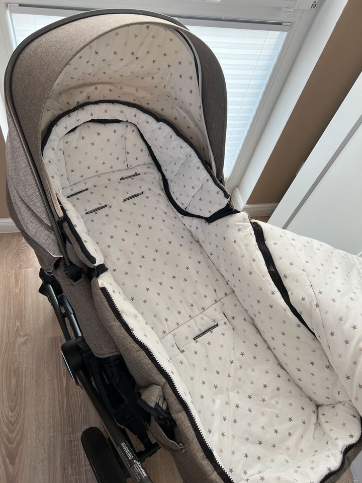 Hartan Kinderwagen Xperia Beige Sternchen in Halle