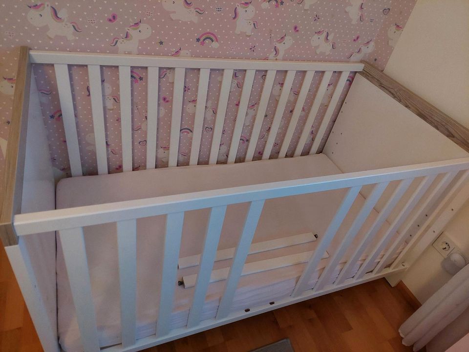 Babybett Kristin 70x140 weiß in Hosenfeld