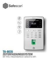 Stempeluhr, Zeiterfassung Safescan TA-8035 Fingerabrcuk, RFID,WLA Nordrhein-Westfalen - Solingen Vorschau