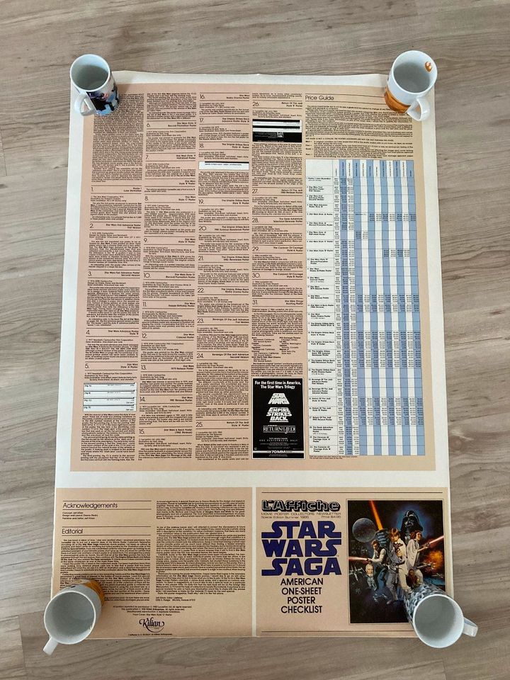 Vintage STAR WARS Kinoposter Sammlung - SELTEN - 17 Stück in Braunschweig