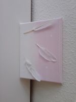 Bild auf Leinwand Feder in rosa- weiß Niedersachsen - Bad Harzburg Vorschau