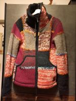 Damen Strickjacke Goa Wolle Bunte Patchwork Winter Jacke Baden-Württemberg - Titisee-Neustadt Vorschau