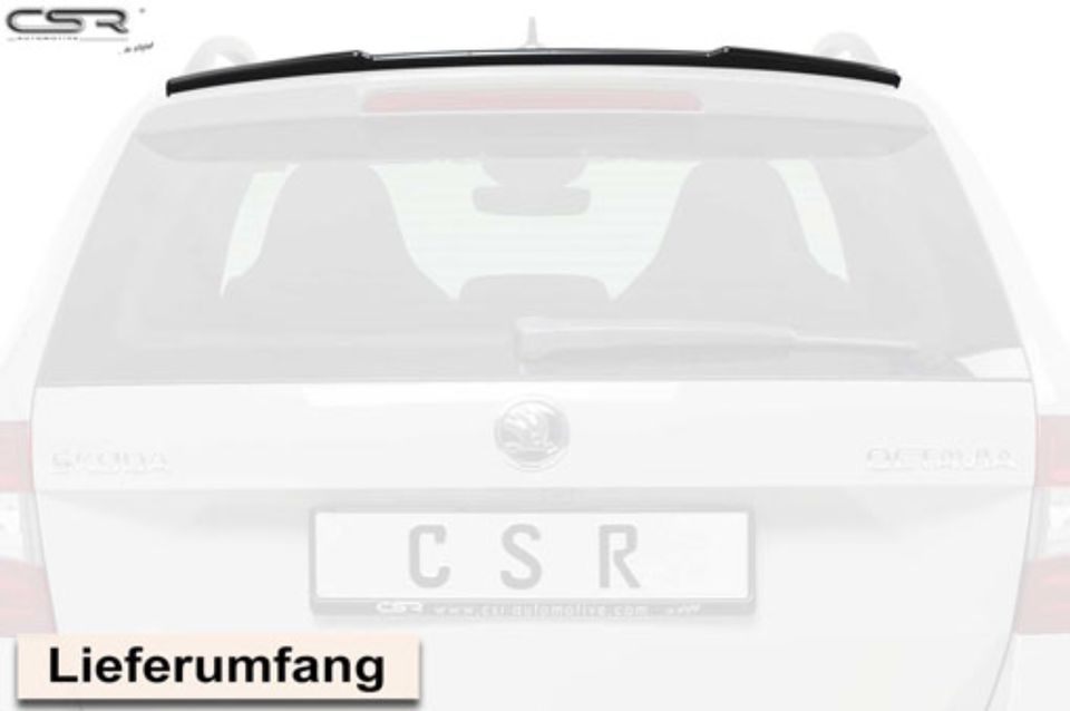 Heckflügel Skoda Octavia III (Typ 5E) +RS schwarz Glanz in Bruchhausen-Vilsen