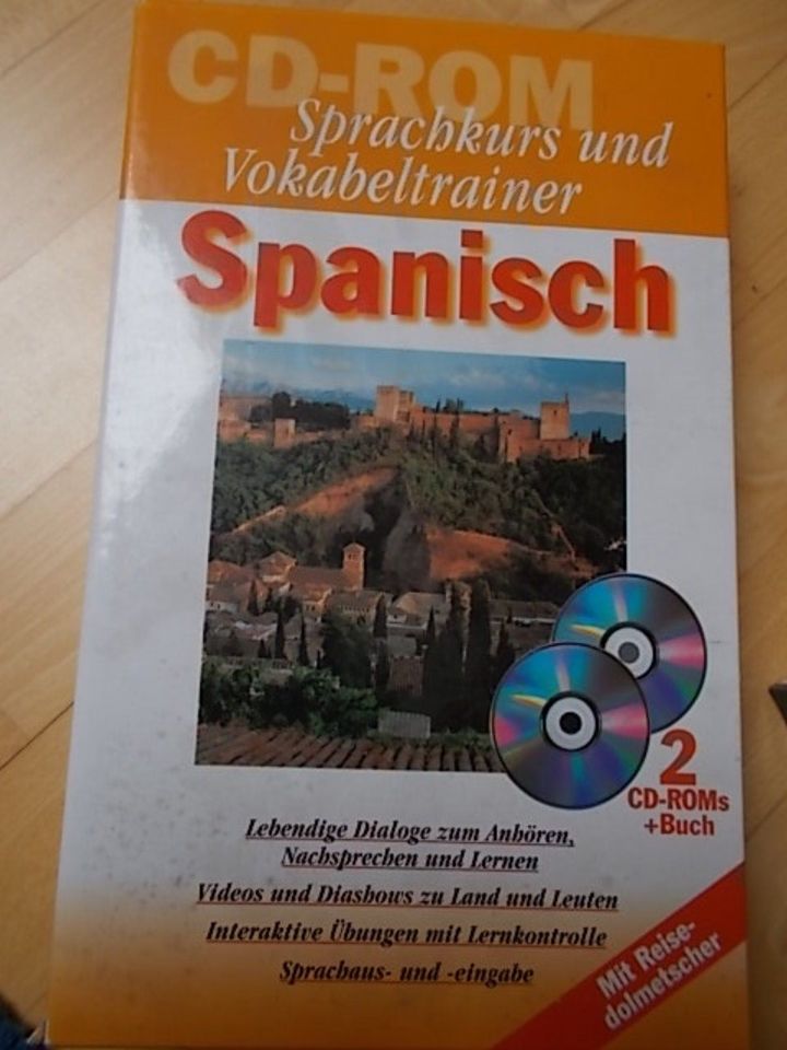 Sprachkurs Spanisch mit 2 CD-ROMs und Buch in Landau in der Pfalz