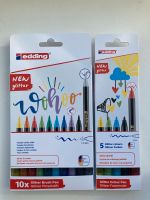 Konvolut edding Glitzerstifte - 10 Brushpens + 5 Fasermaler NEU Niedersachsen - Leer (Ostfriesland) Vorschau