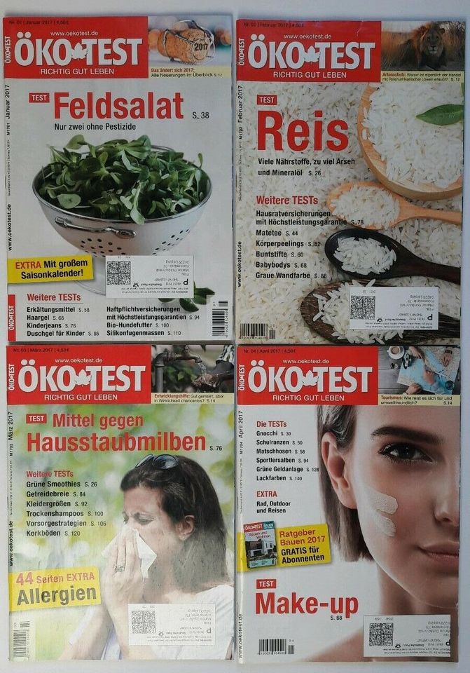 ÖKOTEST Zeitschriften (Kosmetik, Parfum, Cremes, Shampoo u.v.a.) in Leipzig