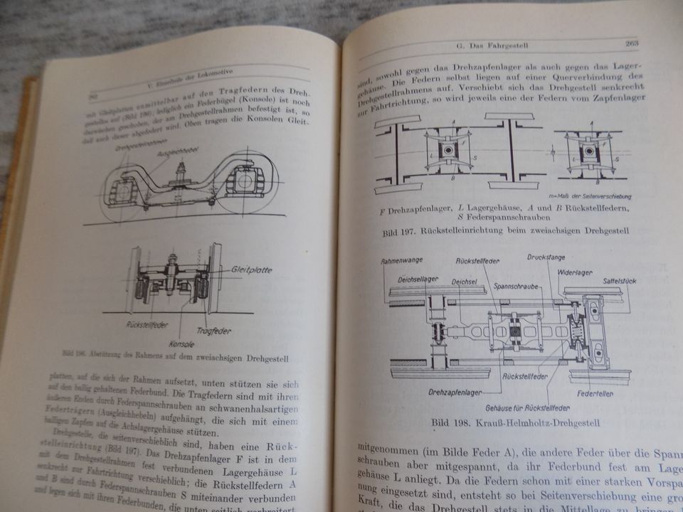 Dampflok Eisenbahn Reichsbahn Leitfaden 1935 histor. Fachbuch in Nünchritz