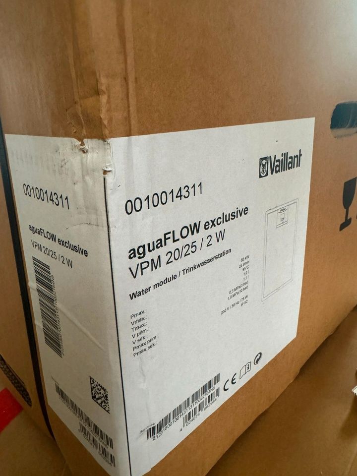 NEU ! Vaillant Trinkwasserstation aguaFLOW exclusive VPM 20/25/2W in Waldalgesheim