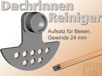 Dachrinnenreiniger Aufsatz f. Besenstiel Gewinde 24mm, Dachrinnen Schleswig-Holstein - Glücksburg Vorschau