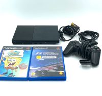 Sony PlayStation 2 Slim Konsole mit Controller und 2 Spielen Bayern - Rödental Vorschau