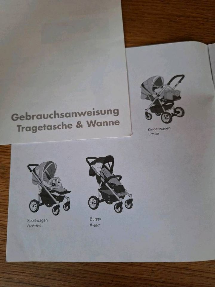 Kinderwagen Gesslein F4 (mit viel Zubehör) in Bad Mergentheim