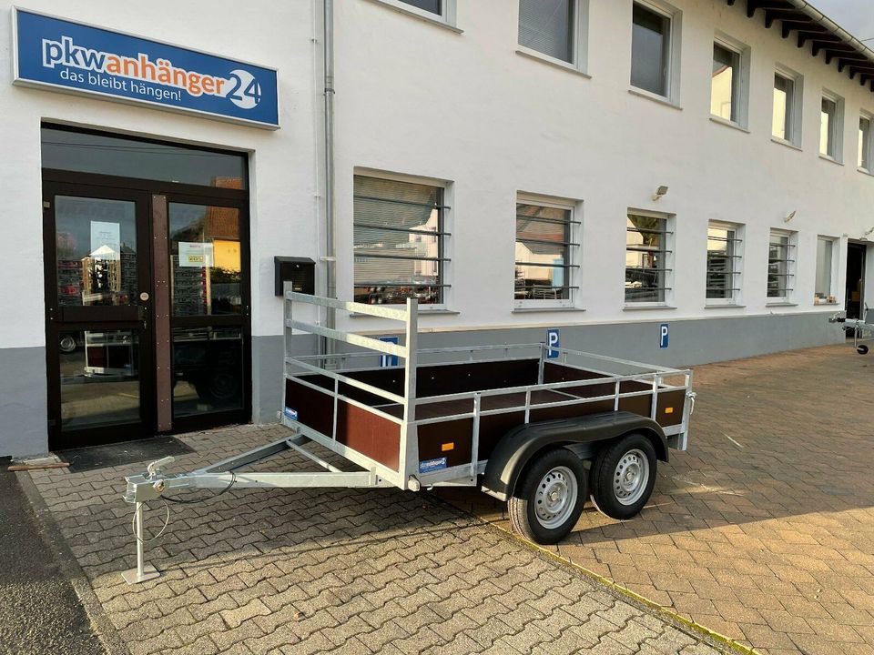 PKW Anhänger Tandem Kastenanhänger Tieflader 257x151x42cm 750kg in Monzingen