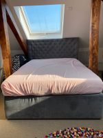 Boxspringbett Samt Velour Grau Rheinland-Pfalz - Gau-Algesheim Vorschau