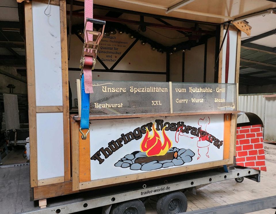 Imbiss Grillhütte Weihnachtsmarkt Streetfood Bude in Radevormwald